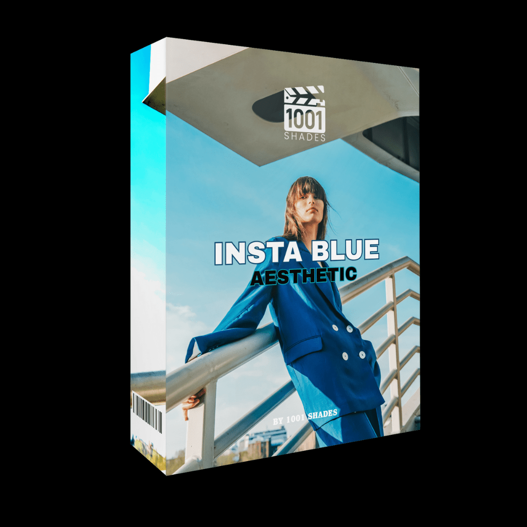 1001 Shades Instagram Blue Aesthetics Lightroom Presets